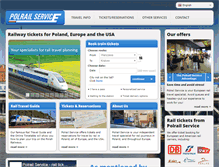 Tablet Screenshot of polrail.com